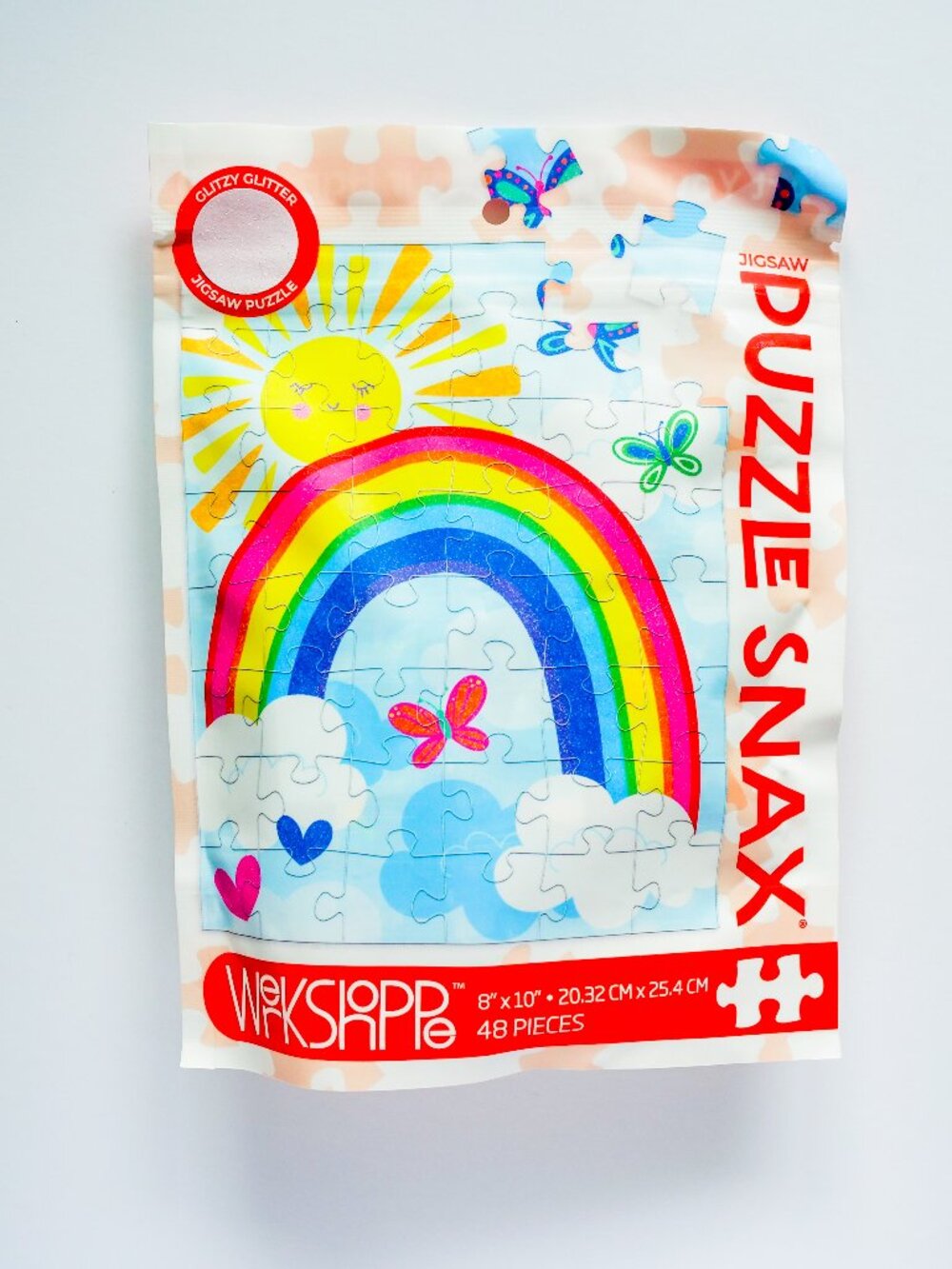 🌟 NEW 🌟 Puzzle Snax "Sunny Rainbow" (48) Piece Jigsaw Puzzle 🌈 by Werkshoppe